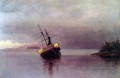 Épave de l’Ancon à Loring Bay luminisme paysage marin Albert Bierstadt